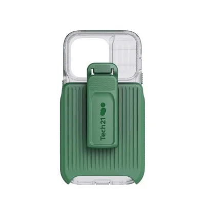 Cover Iphone 14 Pro Evomax Magsafe W/Holster Tech21 (Frosted Green)